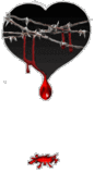 Gif animé coeur qui saigne